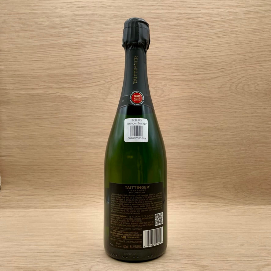 Taittinger Champagne, "Brut La Française," Reims, France, Chardonnay Blend, NV