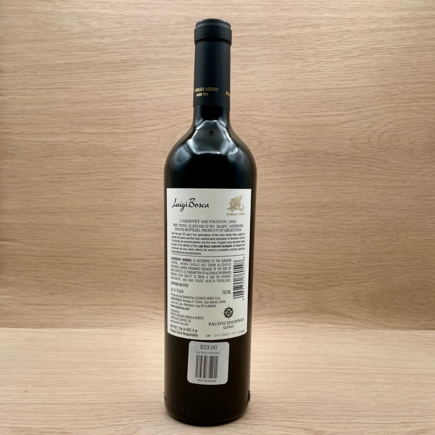 Luigi Bosca, Mendoza, Argentina, Cabernet Sauvignon, 2021