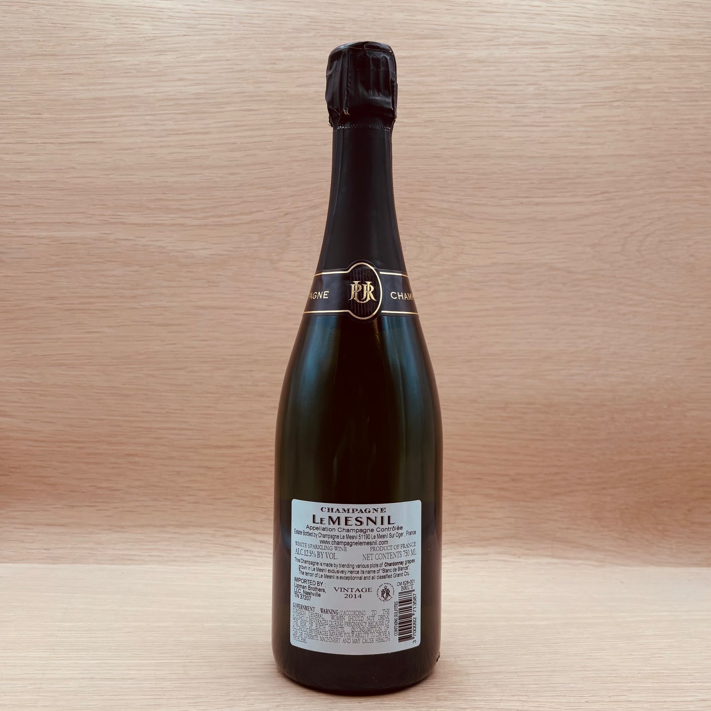 Le Mesnil, Blanc de Blancs, Grand Cru Champagne, France, Chardonnay, 2014