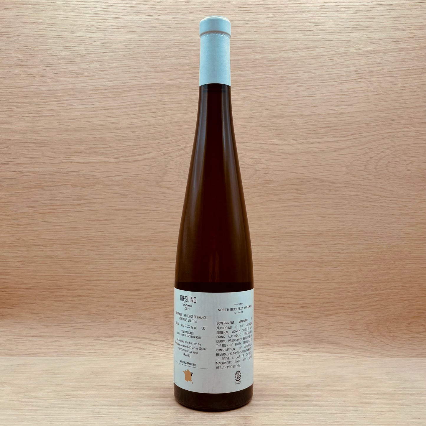 Domaine Amelie and Charles Sparr, "Sentiment," Alsace, France, Riesling, 2021