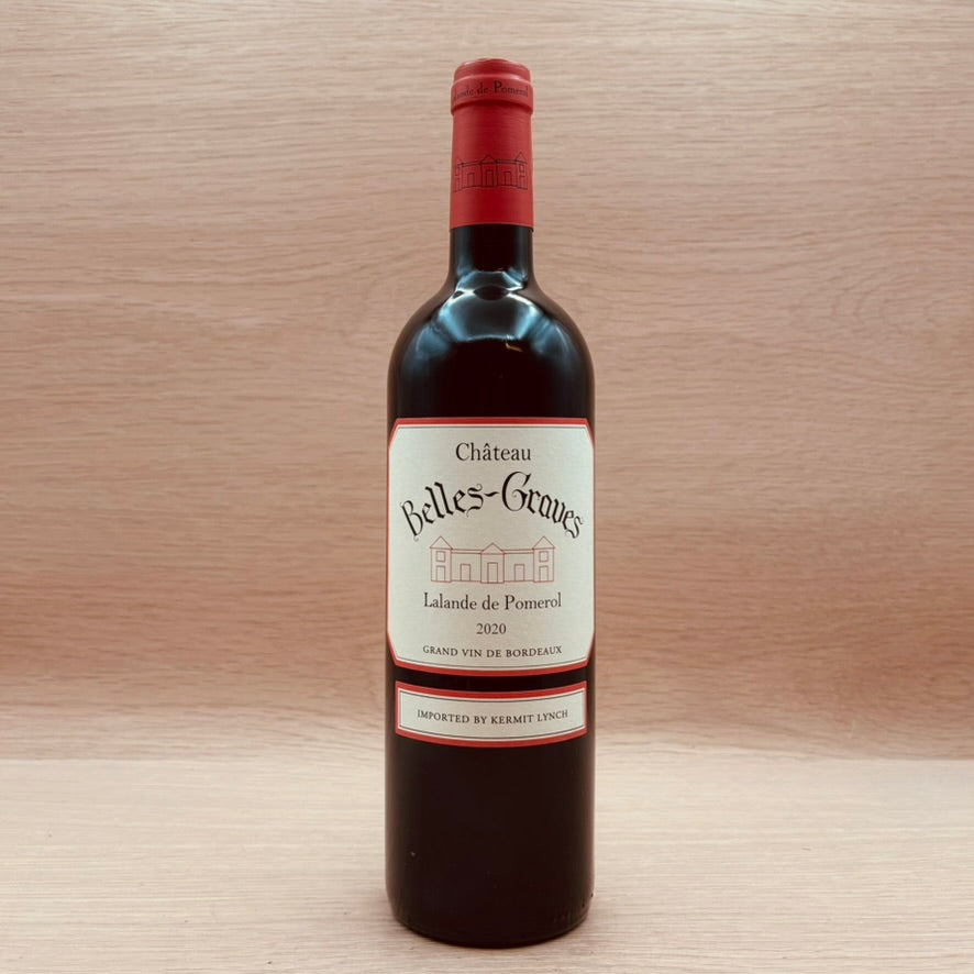 Château Belles-Graves, Laland de Pomerol, France, Merlot Blend, 2020