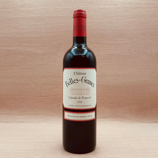 Château Belles-Graves, Laland de Pomerol, France, Merlot Blend, 2020