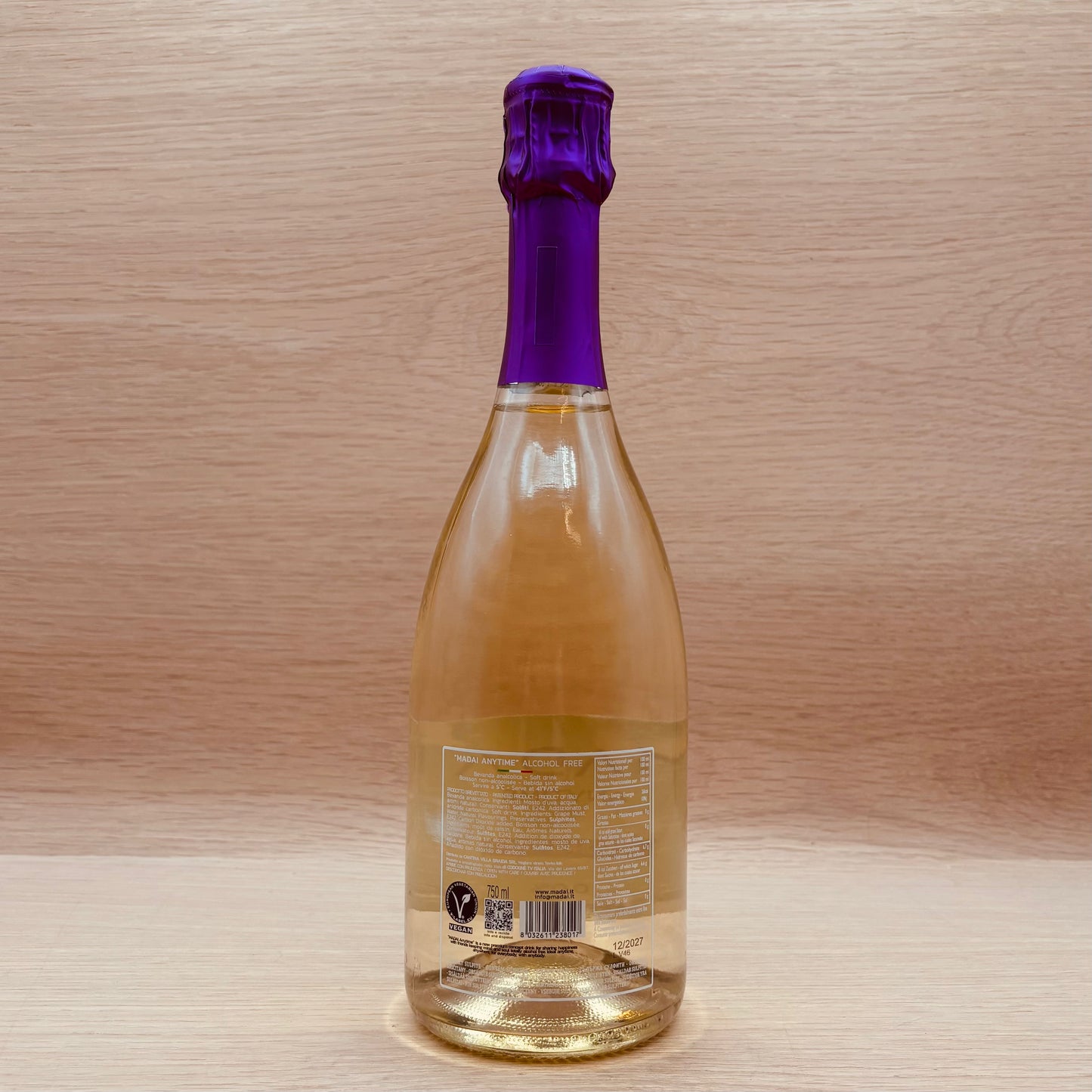 Villa Braida, "Madai Anytime," Italy, Non-Alcoholic Sparkling