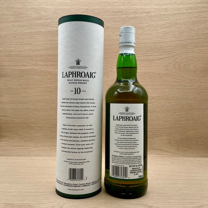 Laphroaig, "10 year," Islay, Single Malt Scotch Whiskey