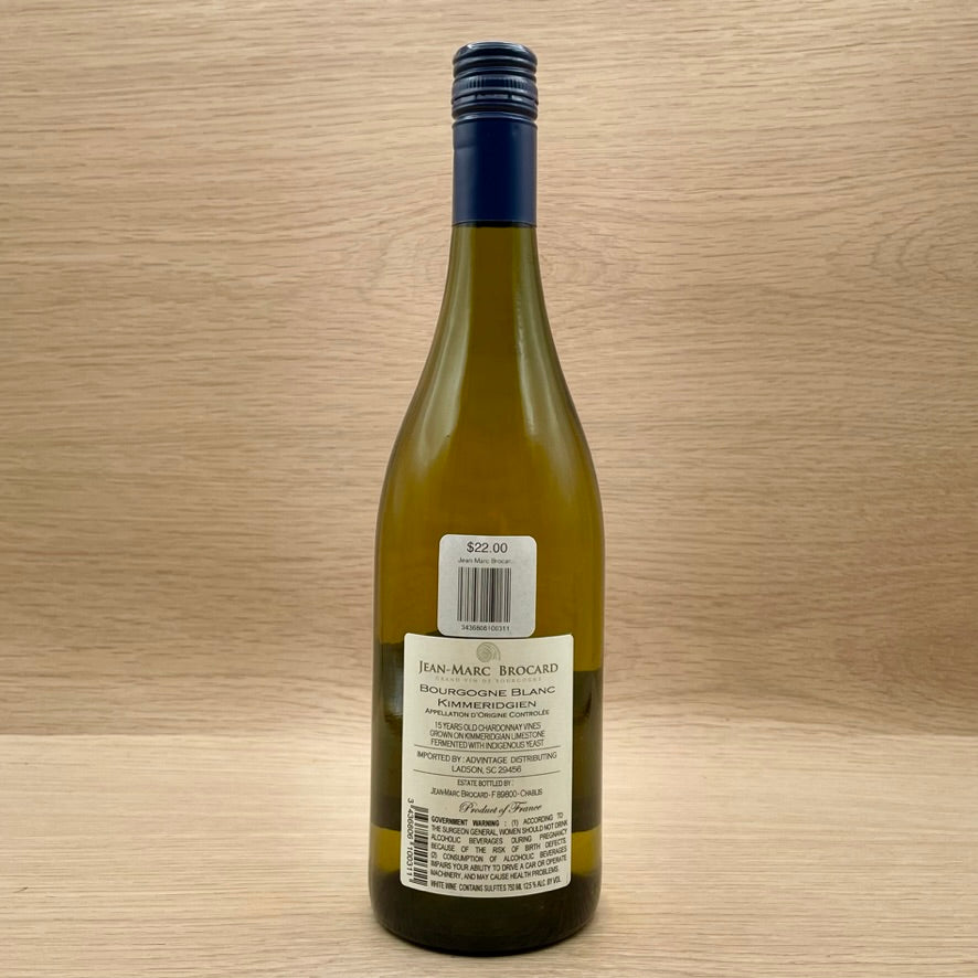 Jean Marc Brocard, "Kimmeridgien," Bourgogne, France, Chardonnay, 2022