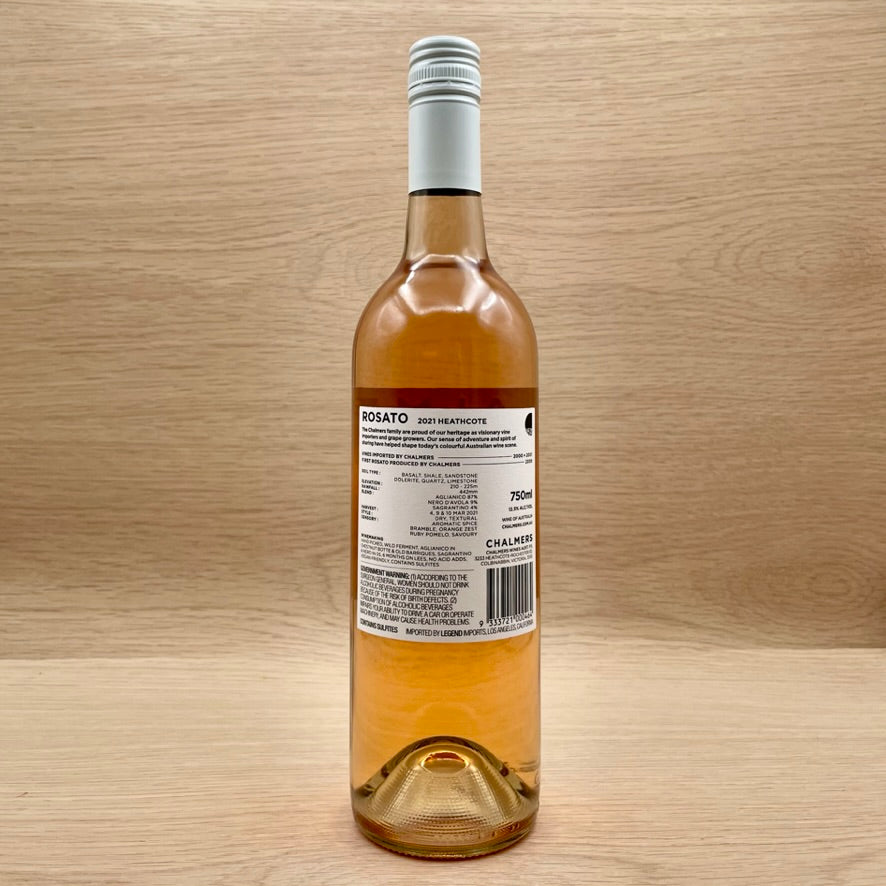 Chalmers, "Rosato," Victoria, Australia, Aglianico blend, 2021