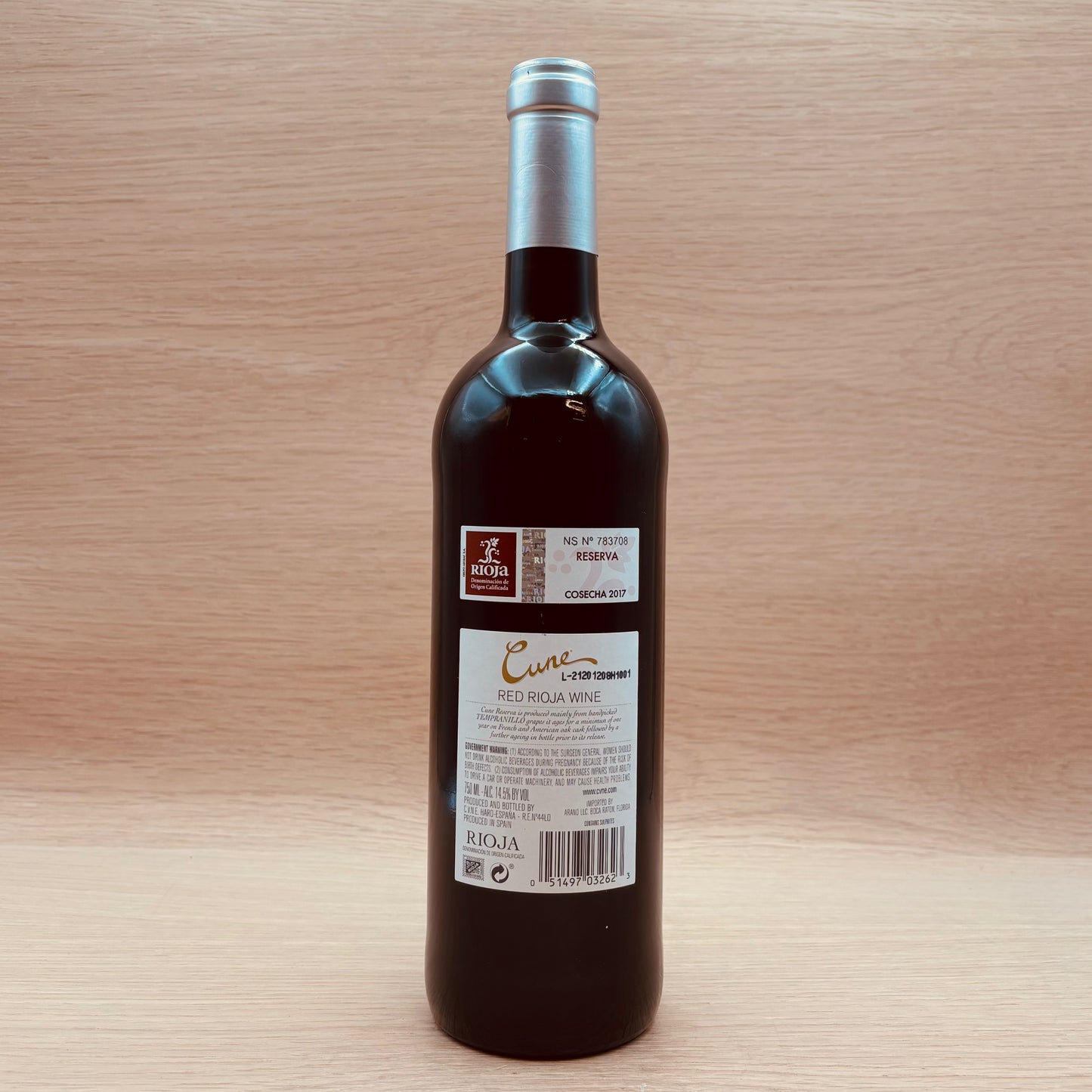 CVNE, Reserva, Rioja, Spain, Tempranillo, 2017