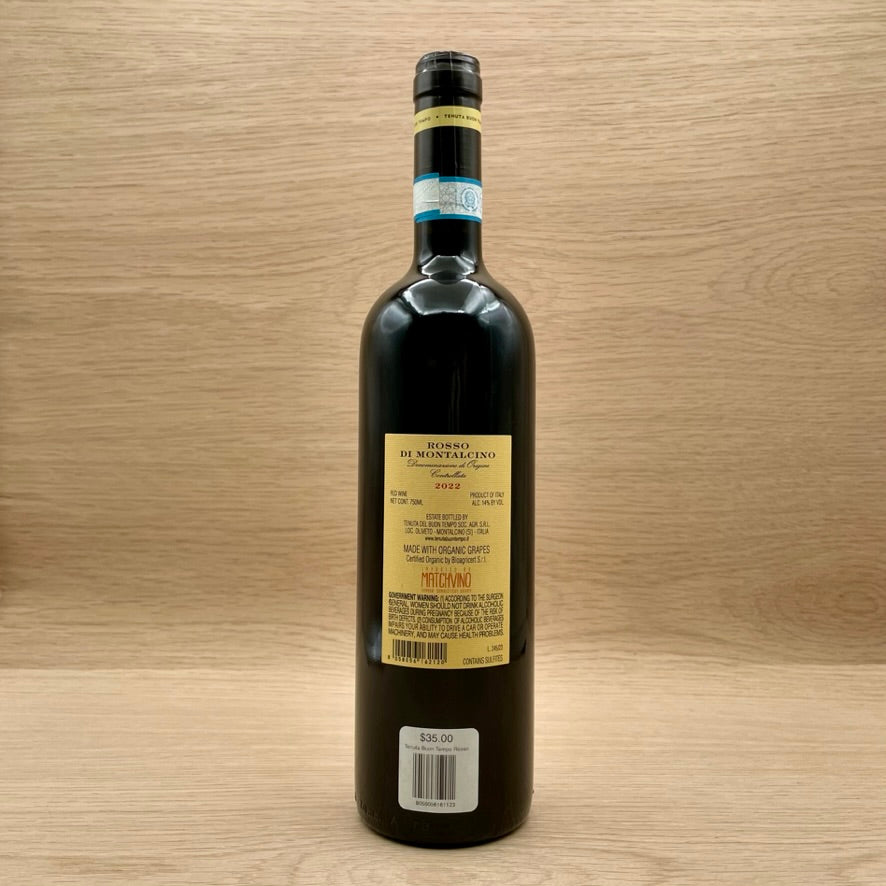 Tenuta Buon Tempo, Rosso di Montalcino, Italy, Sangiovese, 2022