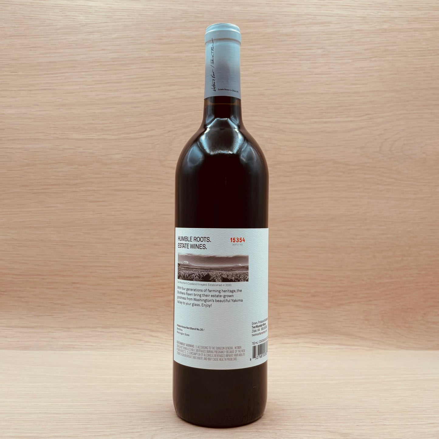 Two Mountain, "Blend No. 20," Hidden Horse, Washington, Cabernet Sauvignon Blend, 2020