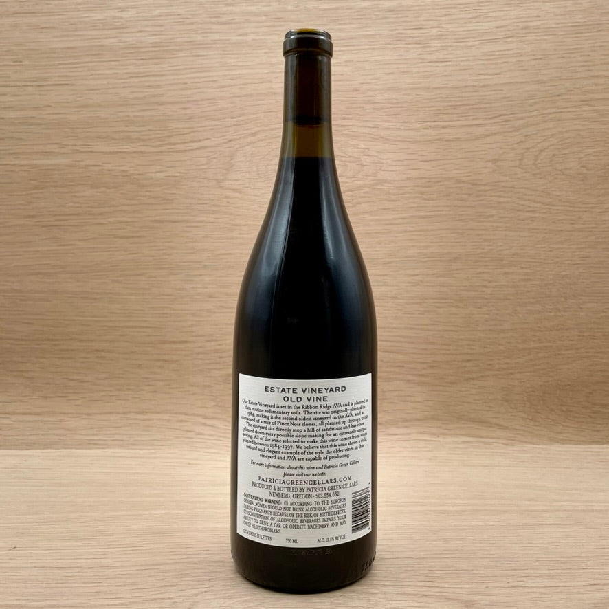 Patricia Green Cellars, "Estate Old Vine," Ribbon Ridge, Oregon, Pinot Noir, 2022