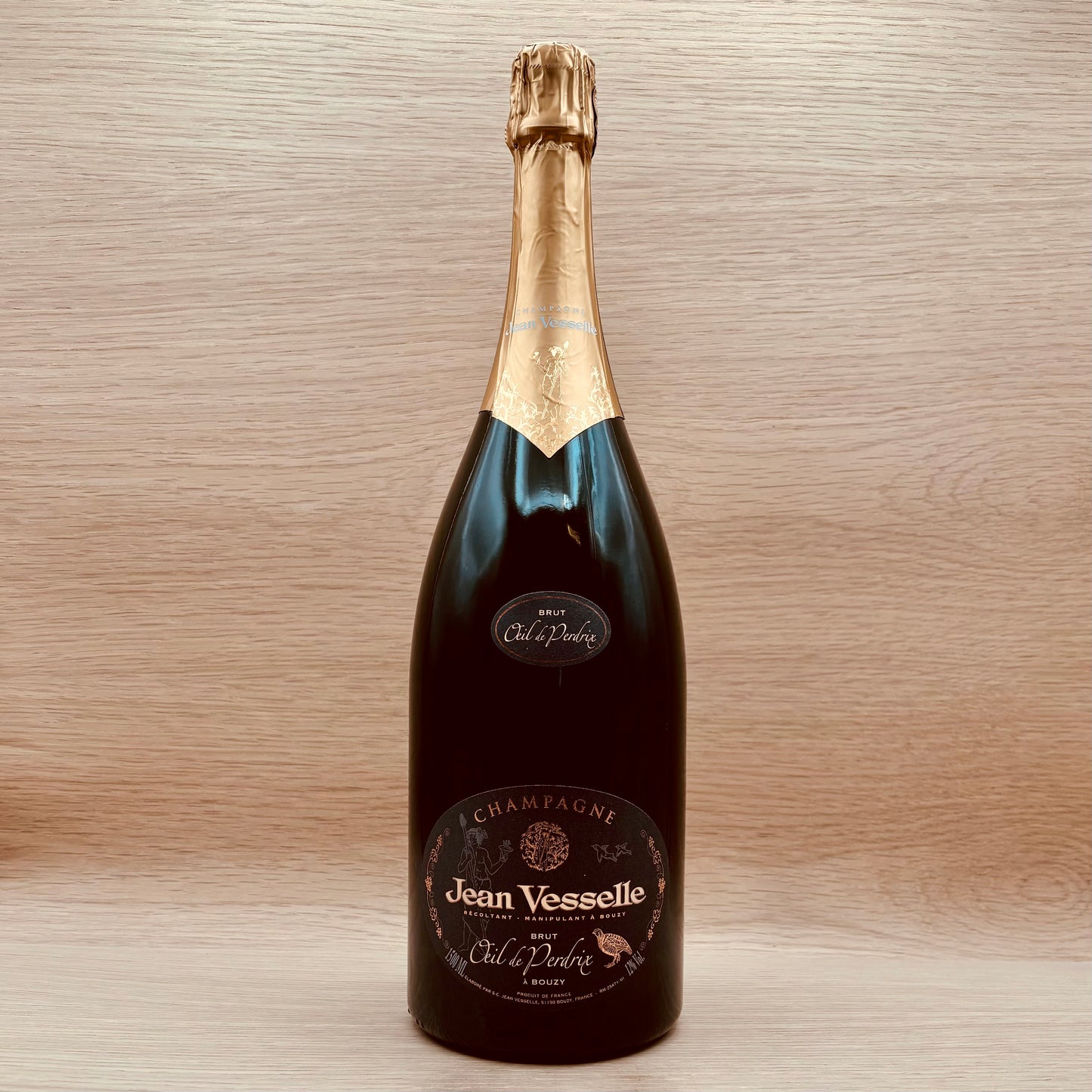 Jean Vesselle Champagne, "Oeil de Perdrix," Bouzy, France, Pinot Noir, NV 1.5L