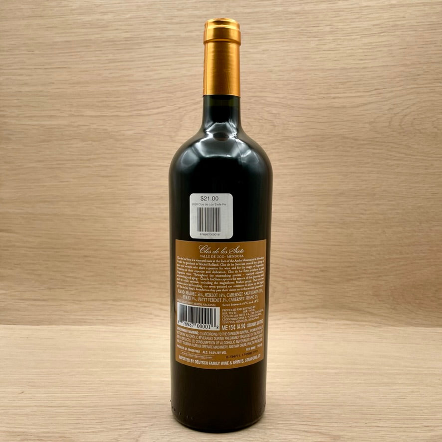 Clos de Los Siete, Mendoza, Argentina, Red Blend, 2020