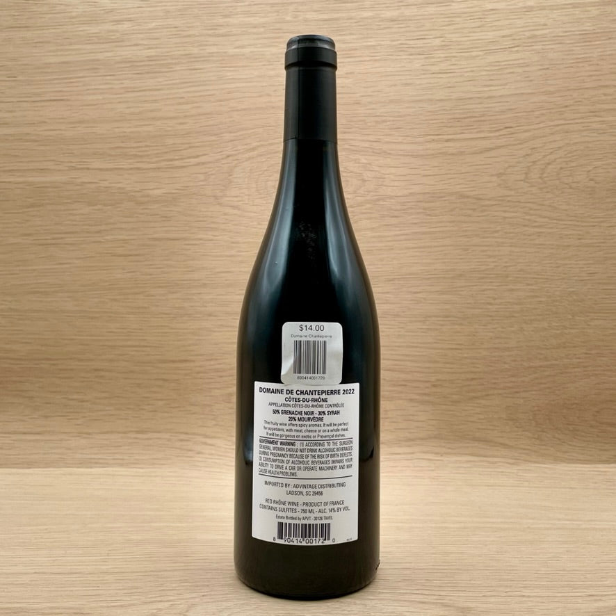 Domaine Chantepierre, Côtes du Rhône, France, Grenache blend,  2022