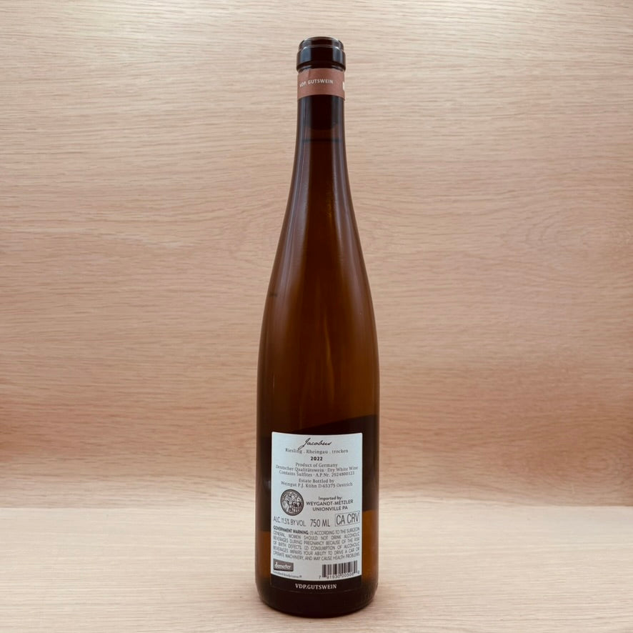 Peter Jakob Kühn, "Jacobus," Rheingau, Germany, Riesling Trocken, 2022