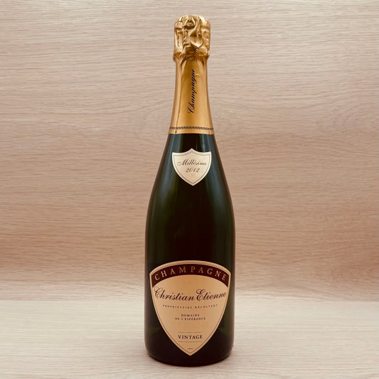 Christian Etienne, Champagne, France, Pinot Noir-Chardonnay, 2012