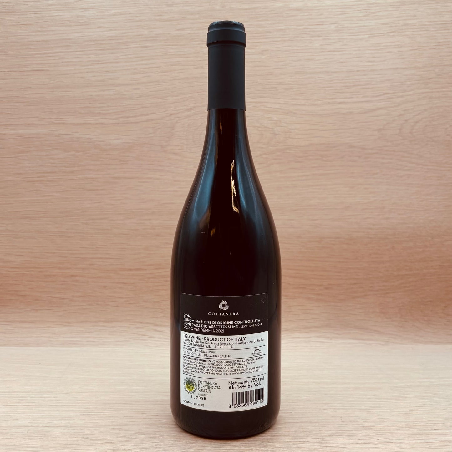 Cottanera, "Diciassettesalme," Etna Rosso, Italy, Nerello Mascalese, 2021