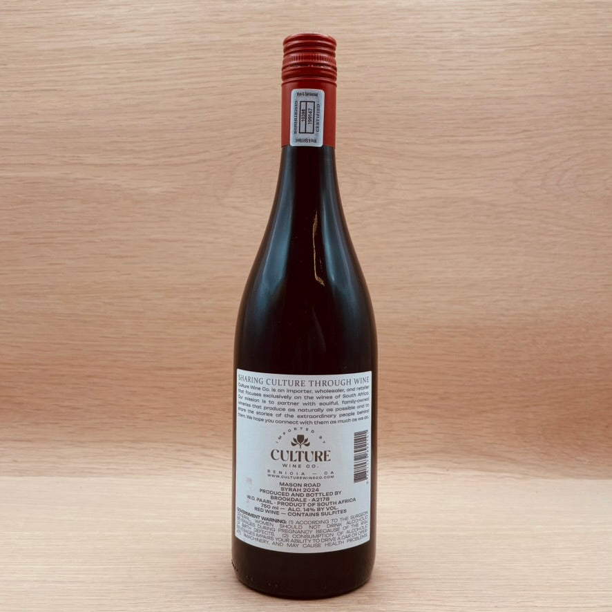Brookdale, "Mason Road," Paarl, South Africa, Syrah, 2024
