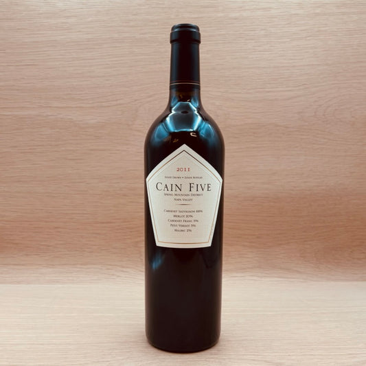 Cain, "Five," Spring Mountain, California, Cabernet Sauvignon, 2011