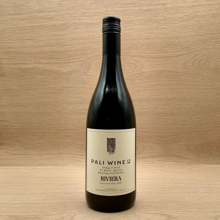 Pali Wine Co., "Riviera," Sonoma Coast, California, Pinot Noir, 2022