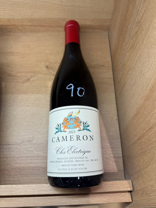 Cameron, "Clos Electrique Rouge," Dundee, Oregon, Pinot Noir, 2023
