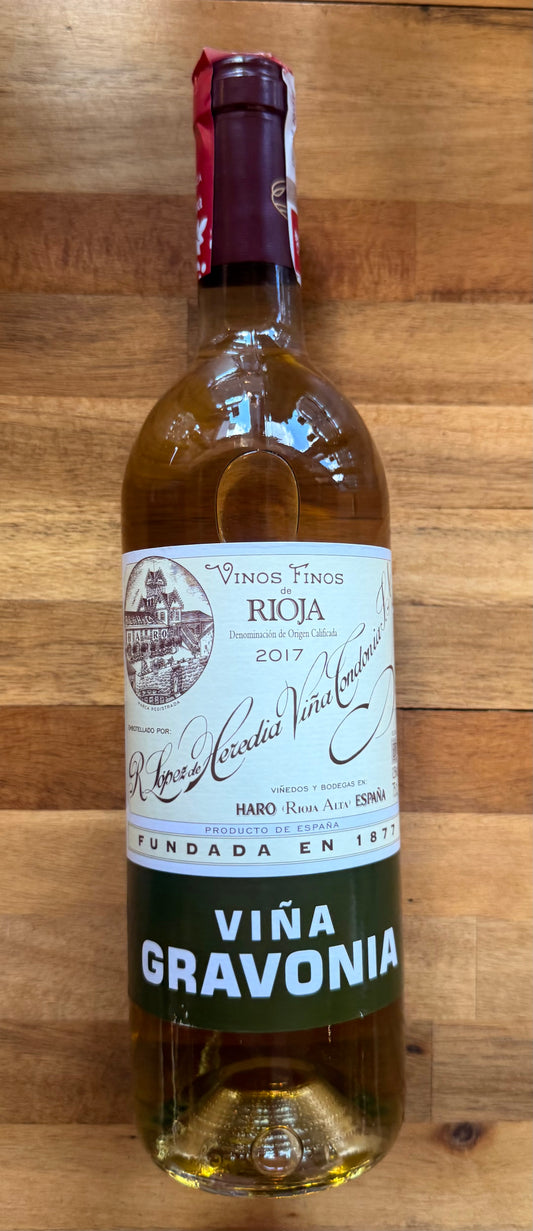 Lopez de Heredia, "Viña Gravoinia," Rioja, Spain, Viura, 2017