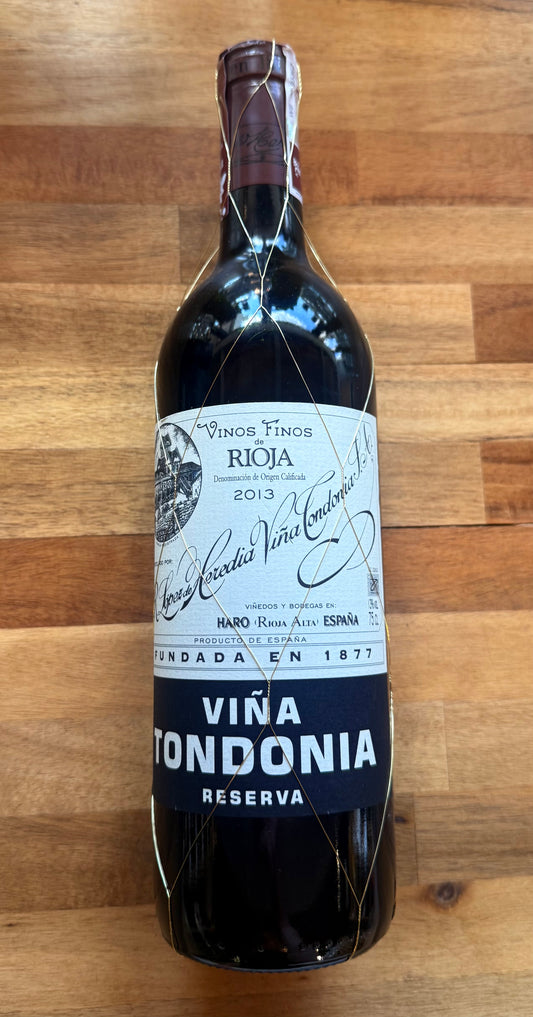 Lopez de Heredia, "Viña Tondonia Reserva," Rioja, Spain, Tempranillo Blend, 2013