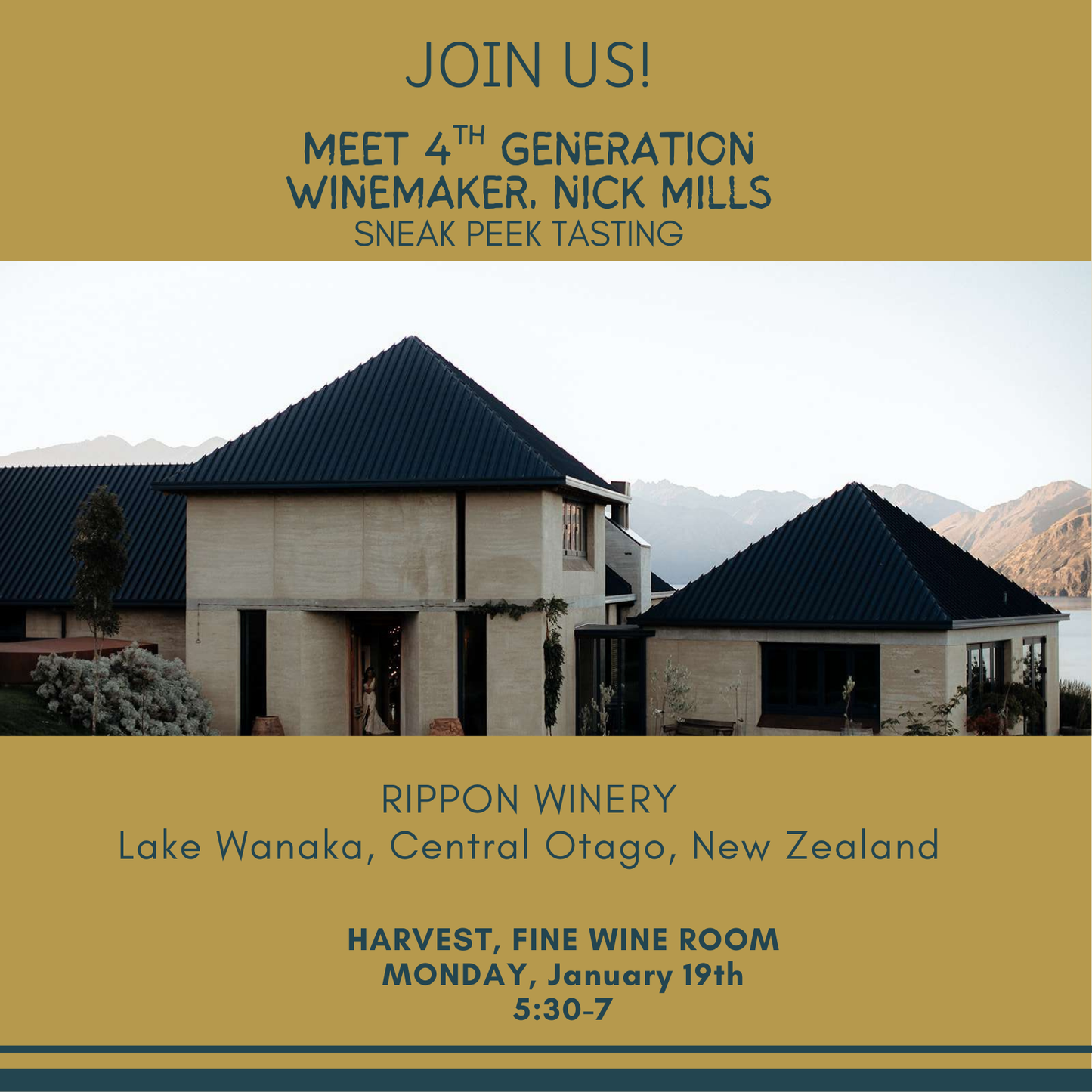 Rippon Winery Sneak Peek Tasting